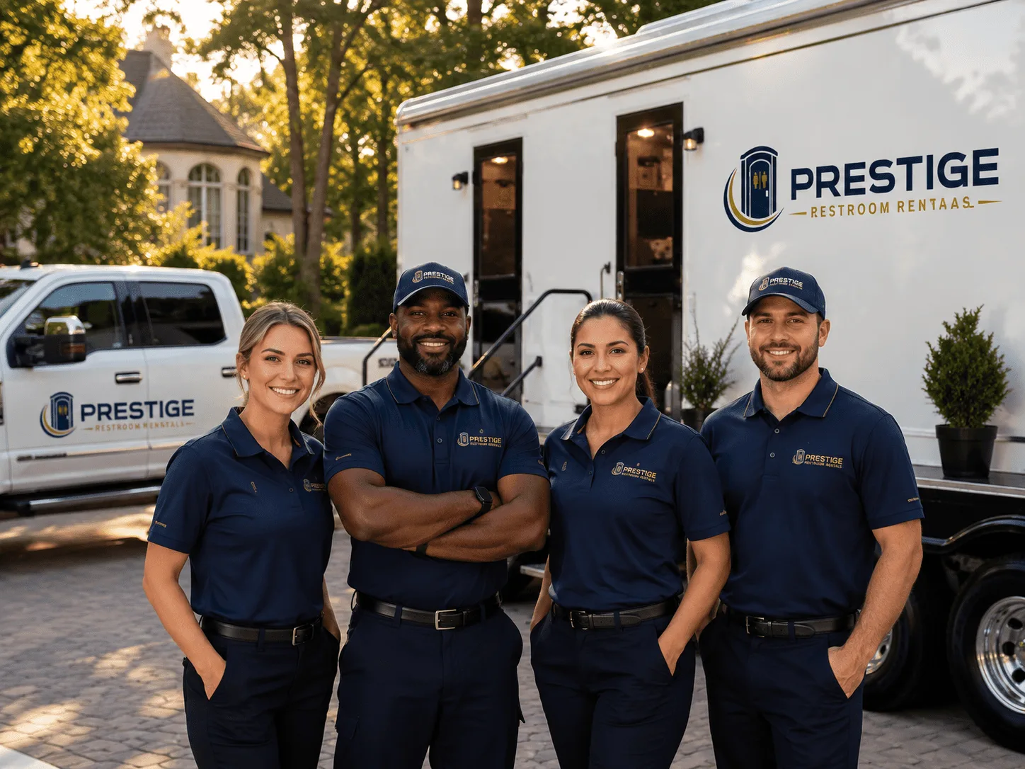 Trusted Luxury Portable Restrooms company in Newhall, WV